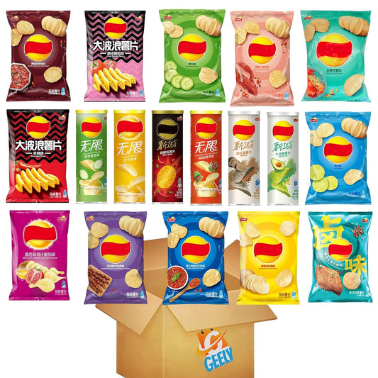 Exotic Asian Lay's Potato Chips 8 Pack Mystery Box